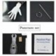 * 4 Septum Piercing Kit. Pro Eldobható Piercing Kit steril tű fül orr mellbimbó nyelv test gyűrű eszköz
