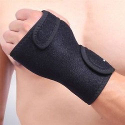 Bal kéz. Csuklós kéz brace támogatása Carpal alagút csík Arthritis Sprain stabilizátor fekete