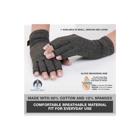 2 X Arthritis kesztyű Kézi támogatás fájdalomcsillapító arthritis Finger Compression