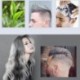 Lila. Divat Unisex DIY hajszín viasz sár festék krém ideiglenes modellezés 4 színben