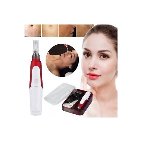 Anti-Aging Electric Derma Pen bélyegző Auto mikro tűgörgő 2 patronnal J