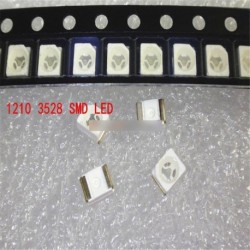 1000db 3528 sárga Ultra fényes könnyű dióda 1210 SMD 20mA vezetékett SMT PLCC-2 LED