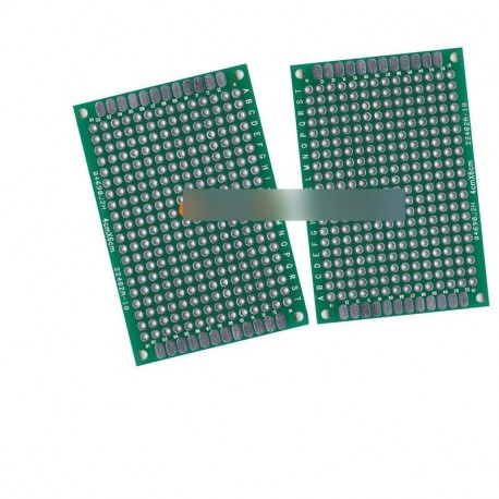 Dupla oldalsó prototípus NYÁK konzerv univerzális próbapanel 4 x 6 cm-es 40mmx60mm FR4