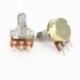 2db 100K ohm lineáris kúpos Rotary potenciométer Panel pot B100K 15 mm-es WH148 3 pólusú