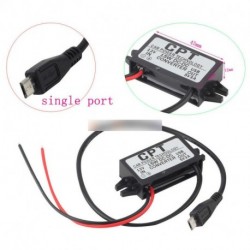 DC/DC autós töltő átalakító modul 12V-hoz 5V 3A 15W-Micro USB-kábel