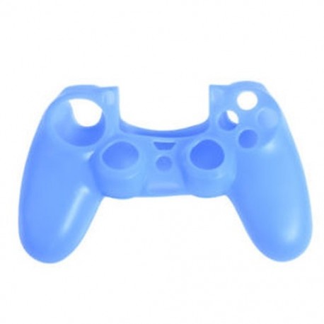 Kék - Szilikon tok fedél bőrvédő kiegészítők PS4 Playstation 4 vezérlőkhöz