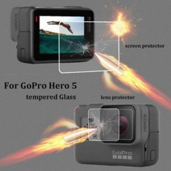 Kamera tartozékok Objektív   Képernyő Premium karcsú védőfólia a Gopro Hero számára 5