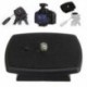 Állvány Quick Release Plate csavaros adapter DSLR / SLR digitális fényképezőgéphez