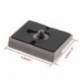 Fekete DSLR fényképezőgép állvány Quick Release QR lemez a Manfrotto 200PL-14 486 804 készülékhez
