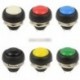 2db 6 színek 12 mm-es Mini kerek vízálló kapcsoló be/ki nyomógomb