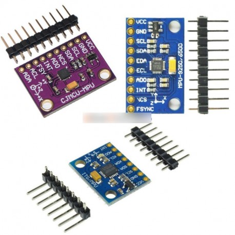 MPU6500/MPU6050 6 tengely Gyro Accel érzékelő modul  MPU6050/MPU6000
