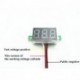 0,36" 0-30V DC LED Panel feszültség mérő kijelző 3-digiis voltmérő 3 zöld vezeték