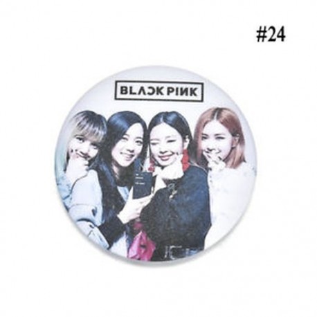 58mm kerek BLACKPINK csoportképes kitűző - 24. verzió - KPOP