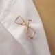 Ezüst - Ezüst Orvos nővér Sztetoszkóp bross Pins Physician Medical Diák érettségi ajándék J