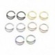 * 1 -2PCS Színes - * 1 -2PCS Színes Unisex hamis szeptum klip nem Piercing Swirls szeptum orr gyűrű Faux ékszerek