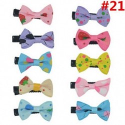 * 21 10Pcs / Set - * 21 10Pcs / Set 1 készlet gyerekek baba lány haj klipek készlet Bowknot virág szív korona fejfedők