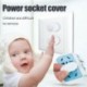 20x tápcsatlakozó aljzat dugó védőfedél fehér baba gyermekbiztonsági védő