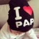 Szürke és PAPA - Szürke és PAPA Új kisgyermek gyerekek puha pamut téli meleg beanie kalap csecsemő baba fiú lány sapka