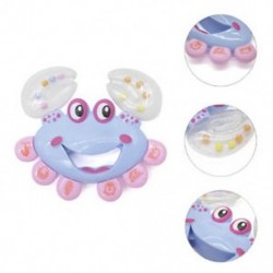 1 x Gyerekek Bébi rák Design Kézfogás Hangszer Jingle Shaking Rattle Toy