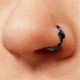 8db zökkenőmentes csuklós szegmens alvó gyűrű karika fül ajkak orr szeptum Piercing Set