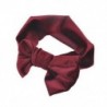 Bor vörös - Bor vörös Puha baba / lányok gyerekek kisgyermek íj hajpánt fejpánt Turban nagy csomó fej-Wrap JP