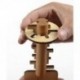 Fából készült Puzzle Intelligence fejlesztés Toy Unlock kulcsfontosságú oktatási eszköz játékok