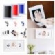 Fekete - Fekete Újszülött Handprint Lábnyom Impresszum Tiszta Touch Ink Pad Photo Frame Kit JP