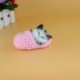 Rózsaszín - Rózsaszín Hot Lifelike Kid Toys aranyos plüss macska lágy baba Lifelike szimulációs hang játékok