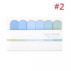 * 2 DIY matrica Könyvjelző Memo papír Marker Figyelmeztetés zászlók Tab Sticky Note Írószerek