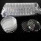 1x műanyag tiszta cellás Petri-edények bakteriális étellemez steril tudomány munka 90 mm 1x műanyag tiszta cellás Petri