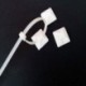 50db 10 / 50Pcs öntapadós kábelkötésű vezetékes Zip bilincs rögzítése rögzítő fehér tartó tartó