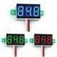 Zöld Mini digitális feszültségmérő DC 0-100V LED panel feszültségmérő 3-digitális 3 vezetékkel