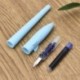 Fekete 10db 20Pcs íróeszköz eldobható toll fekete kék szökőkút tintapatron utántöltő