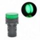 Green-220v LED-es jelzőfény-jelzőfény-jelzőfény Vörös zöld Kék fehér sárga 22mm