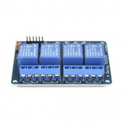 4 CH optocsatolóval (kék) 1/2/4/8 Channel 5V relé kártya modul Optikai csatlakozó LED az Arduino PiC ARM AVR
