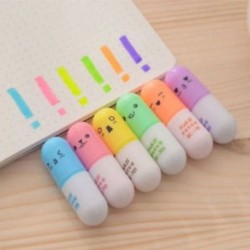 6Pcs Mini aranyos írószer díj kellékek Graffiti író iskola irodai ajándékok 6Pcs Mini aranyos írószer toll kellékek
