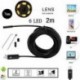 2M 10M Android PC HD endoszkóp vízálló kígyó Borescope USB ellenőrző kamera 7MM