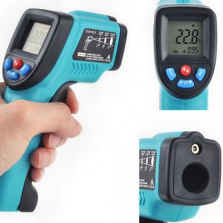 GM550 Digitális LCD kijelzői Nem érintkező lézer infravörös infravörös hőmérő Temp GM550 Digitális LCD