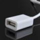 3,5 mm-es férfi AUX audió dugó csatlakozó USB 2.0 női átalakítóhoz Car mp3 adapterkábel