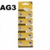 10PCS 1.5V AG3 LR41 392 SR41 192 Alkáli gombérmék Az akkumulátor stabil