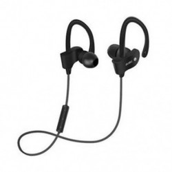 Fekete Univerzális vezeték nélküli Bluetooth fülhallgató Sport sztereó fülhallgató fejhallgató Kézzel szabad JP