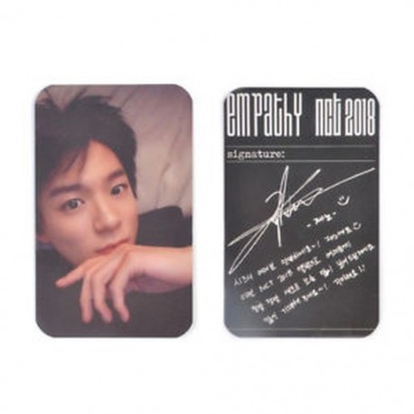 86 x 54mm-es Jeno fotó autogrammal - LOMO kártya - KPOP - NCT - 2