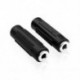2X Mini 3,5 mm-es női női F / F jack sztereó audió átalakító adapter csatlakozó
