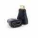 Mini HDMI (C típusú) Férfi - HDMI (A típus) Női adapter csatlakozó 3D TV HDTV-hez
