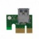 USB 3.0 Pcie PCI-E 16 x bővítő kártya Adapter teljesítmény BTC kábel 1 x Express