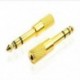 Új 1/8 3,5 mm-es női 6,5 mm-es 1/4 férfi fejhallgató sztereó audio jack adapter csatlakozó