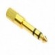 Új 1/8 3,5 mm-es női 6,5 mm-es 1/4 férfi fejhallgató sztereó audio jack adapter csatlakozó