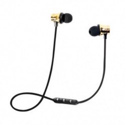 Arany Bluetooth 4.2 sztereó fülhallgató fülhallgató vezeték nélküli fülhallgató mágneses fejhallgató