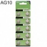 Tételek 10db AG10 LR1130 389 LR54 L1131 189 Gombcellás érme akkumulátor