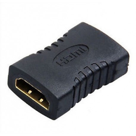 HDMI-női és női FF-csatlakozó-bővítő adapter csatlakozó HDTV HDCP fekete készülékhez